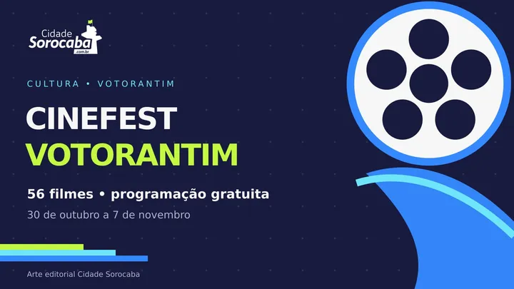 CineFest Votorantim terá 56 filmes e programação gratuita